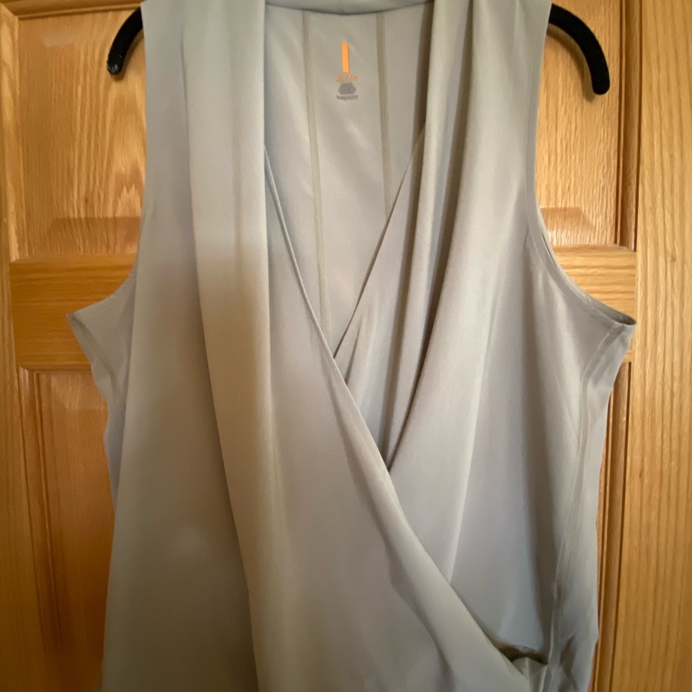 Lucy Sleeveless Faux Wrap Top